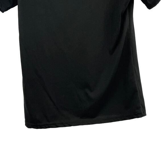 Foxthon Black Short Sleeve V-Neck TShirt - Picture 9 of 11